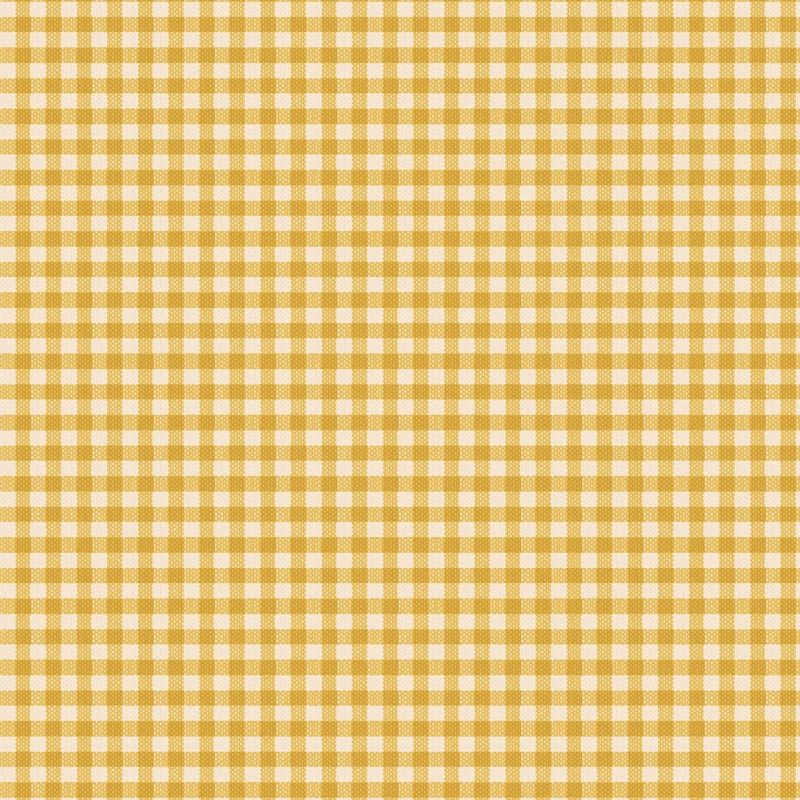 Creating Memories - Spring Gingham Yellow Fat Qtr