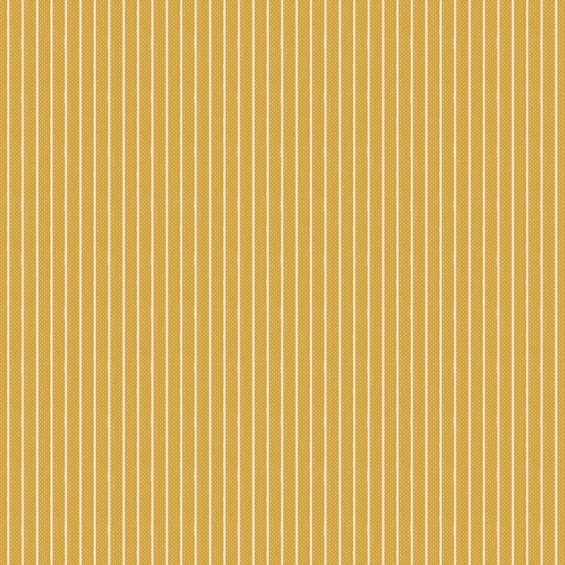 Creating Memories - Spring Stripe Yellow Fat Qtr