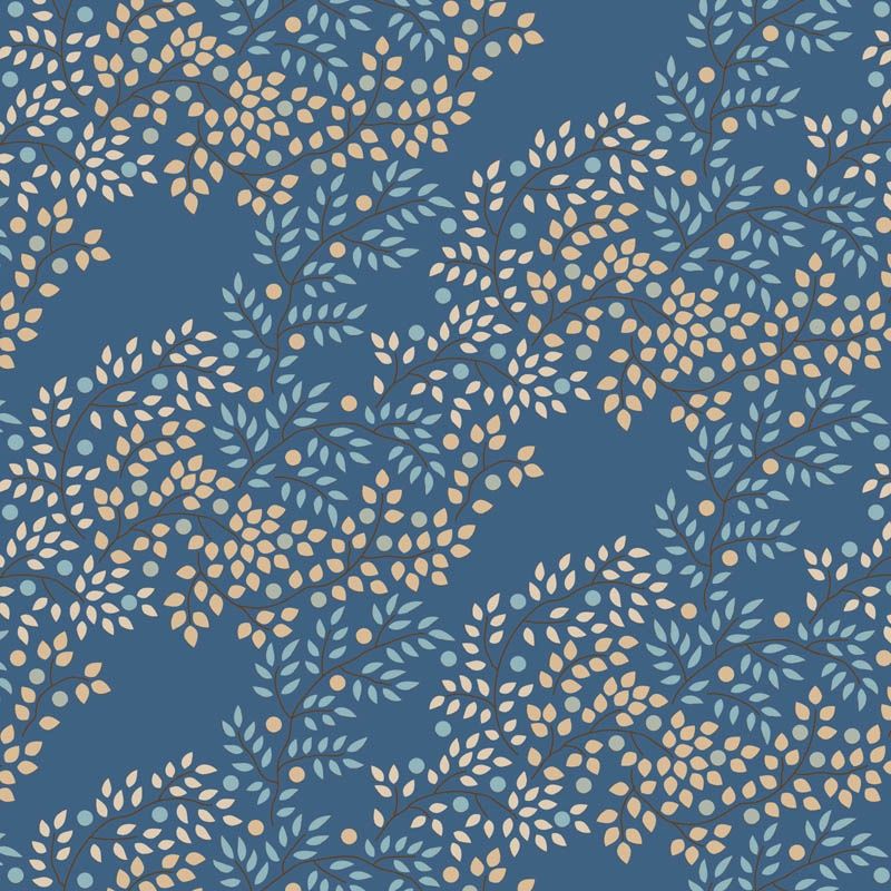 Creating Memories - Summer Berrytangle Prussian Fat Qtr