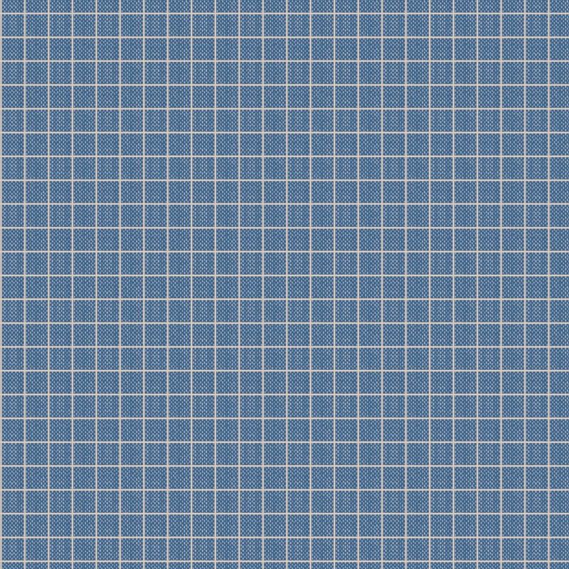 Creating Memories - Summer Plaid Blue Fat Qtr