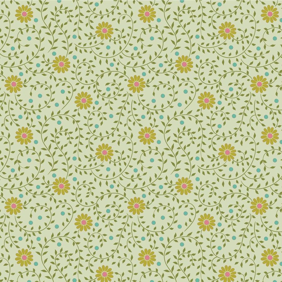 Tilda - Sanctuary - Daisydream - Pistachio - Fat Qtr