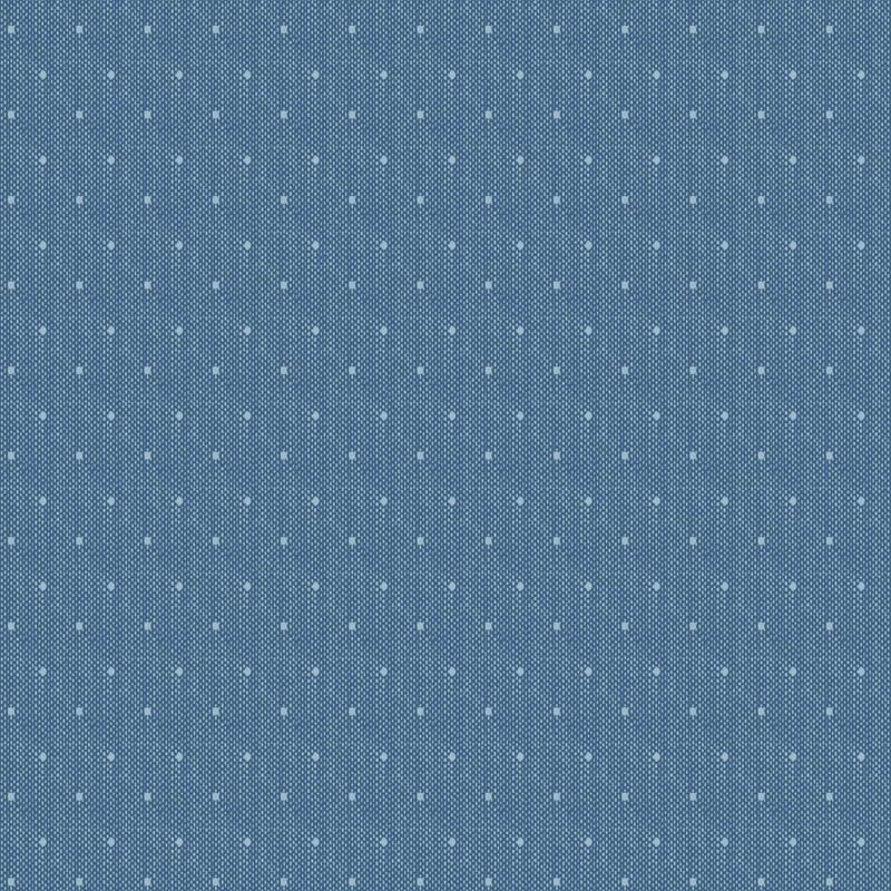 Creating Memories - Summer Tinydot Blue Fat Qtr