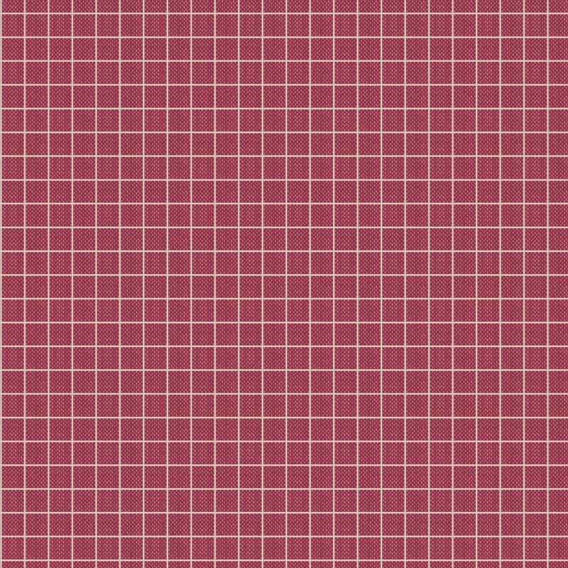 Creating Memories - Winter Plaid Burgundy Fat Qtr