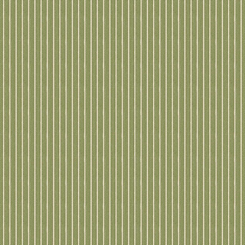 Creating Memories - Winter Stripe Green Fat Qtr