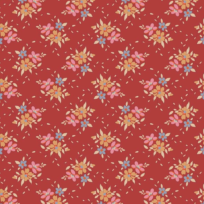 Creating Memories - Winter Frida Red Fat Qtr