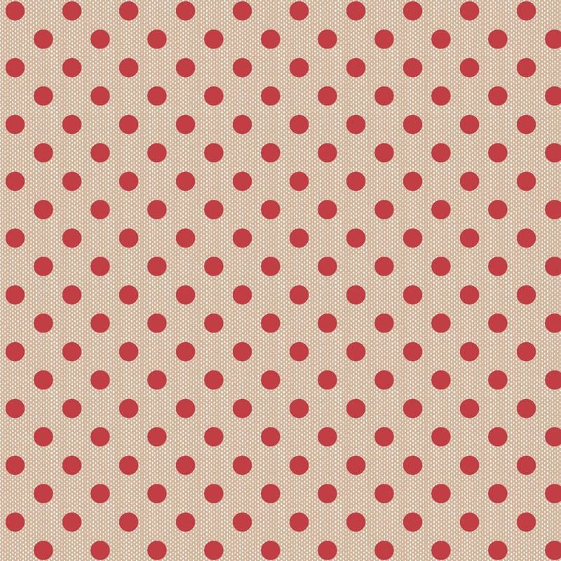 Creating Memories - Winter Polkadot Red Fat Qtr