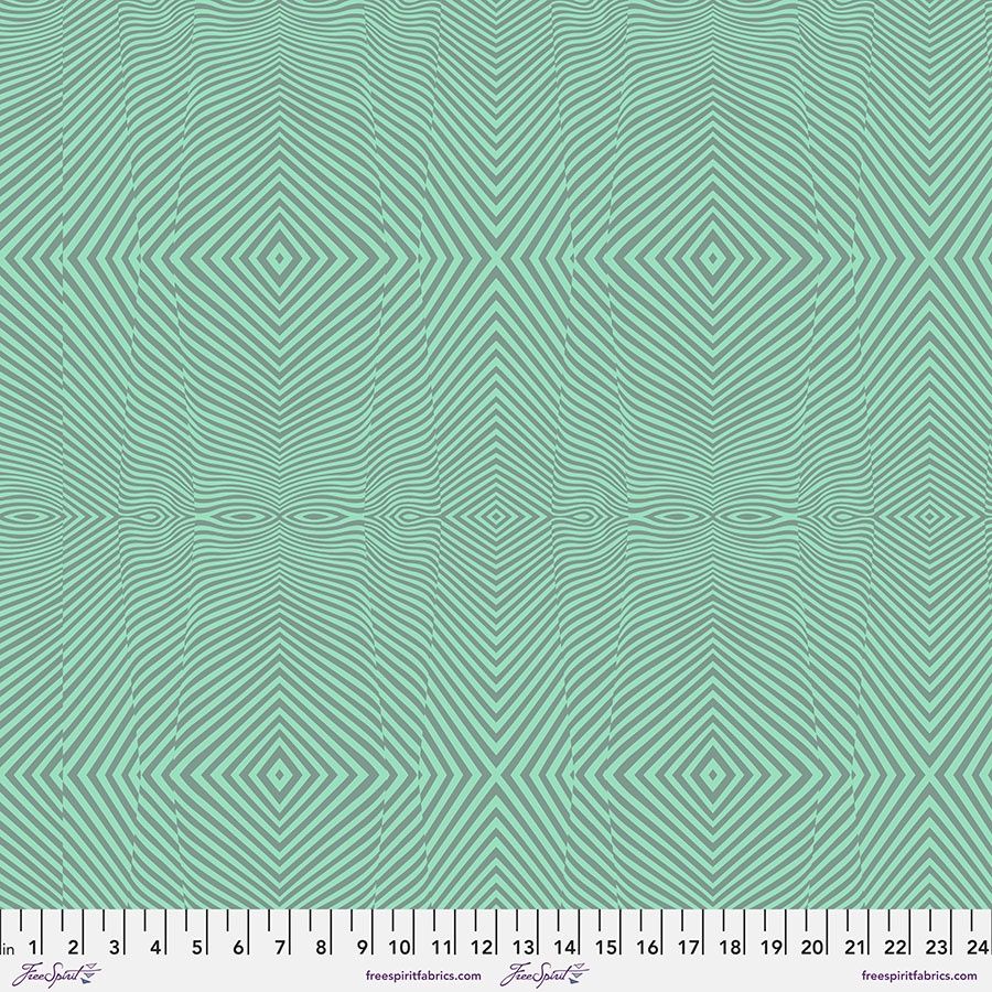 Moon Garden - Lazy Stripe Moonlight Fat Qtr