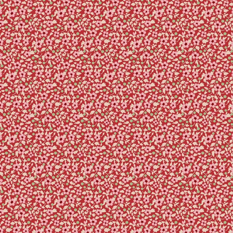 Creating Memories - Winter Brie Red Fat Qtr