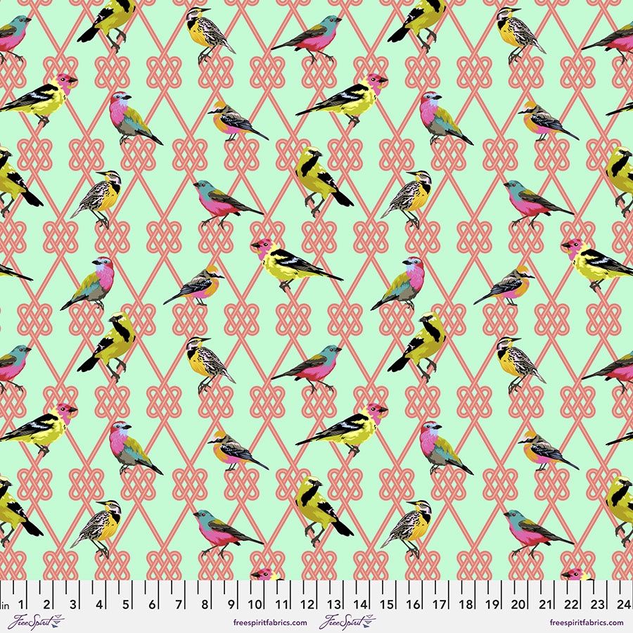 Moon Garden - In a Finch Dawn Fat Qtr