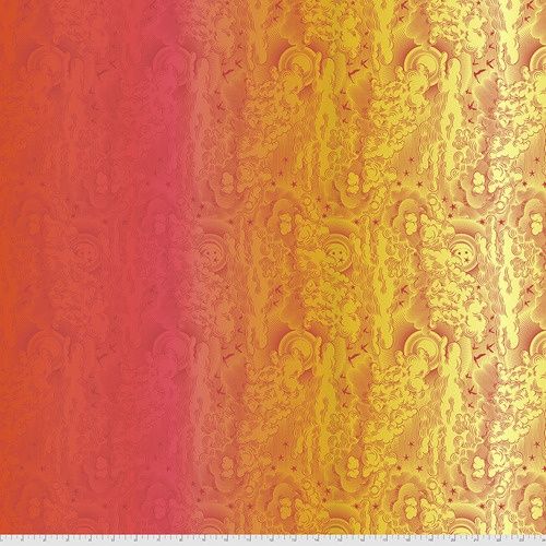 Little Fluffy Clouds - Mango Fat Qtr