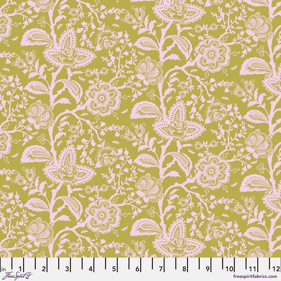 Parisville Deja Vu - French Lace - Hazelnut Fat Qtr
