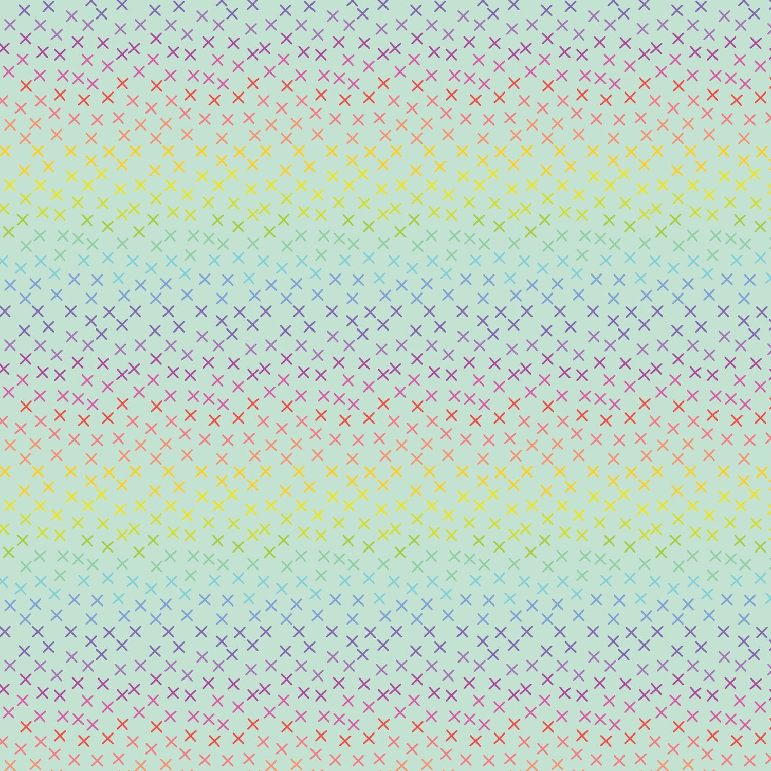 Building Block Crossroads Aqua Rainbow Fat Qtr