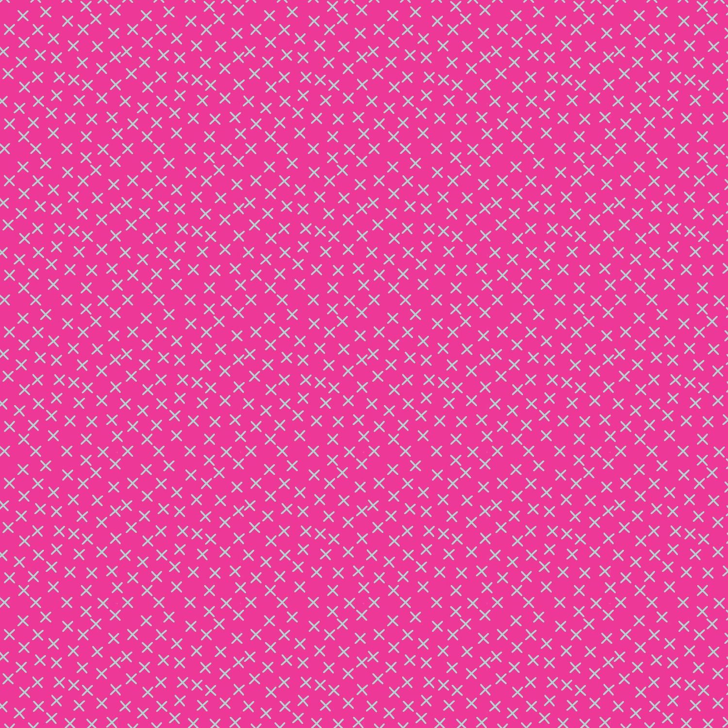 Building Block Crossroads Aqua Pink Fat Qtr