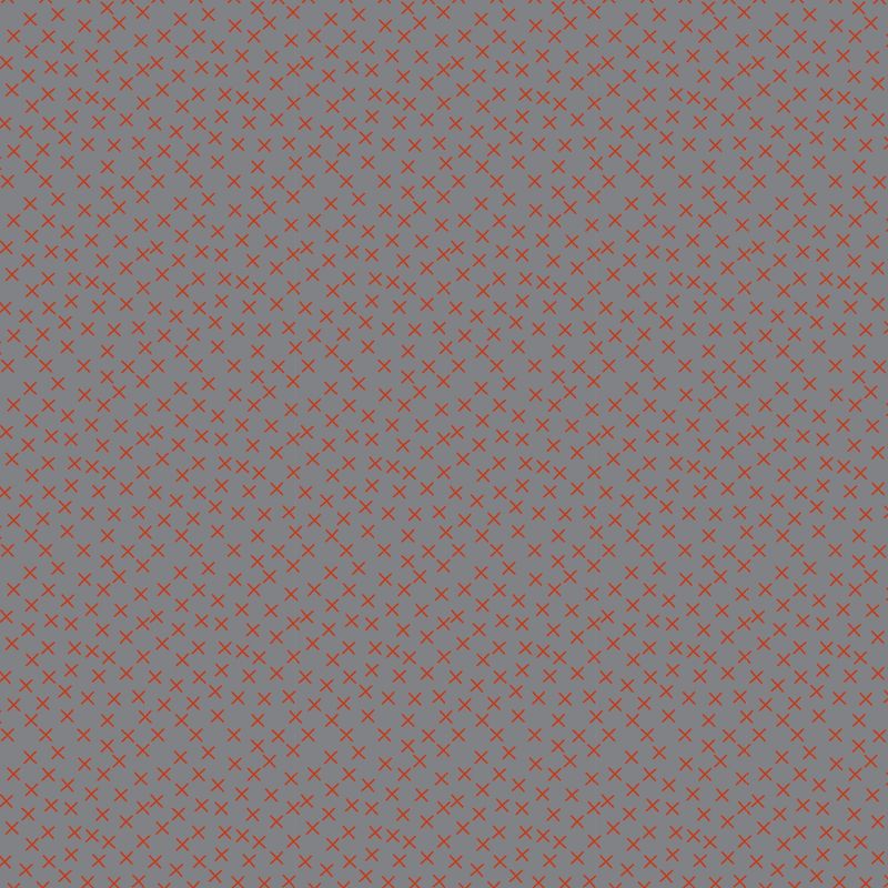 Building Block Crossroads Red &amp; Grey Fat Qtr