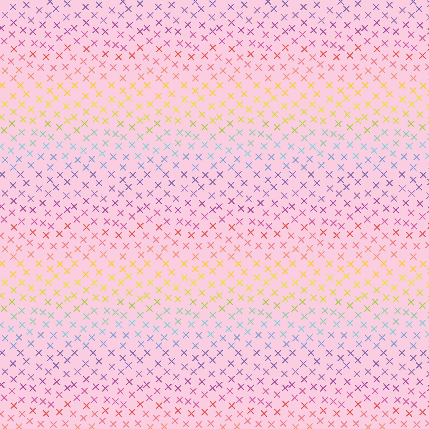 Building Block Crossroads Pink Rainbow Fat Qtr