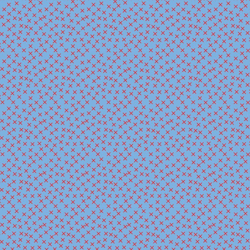 Building Block Crossroads Red Blue Fat Qtr