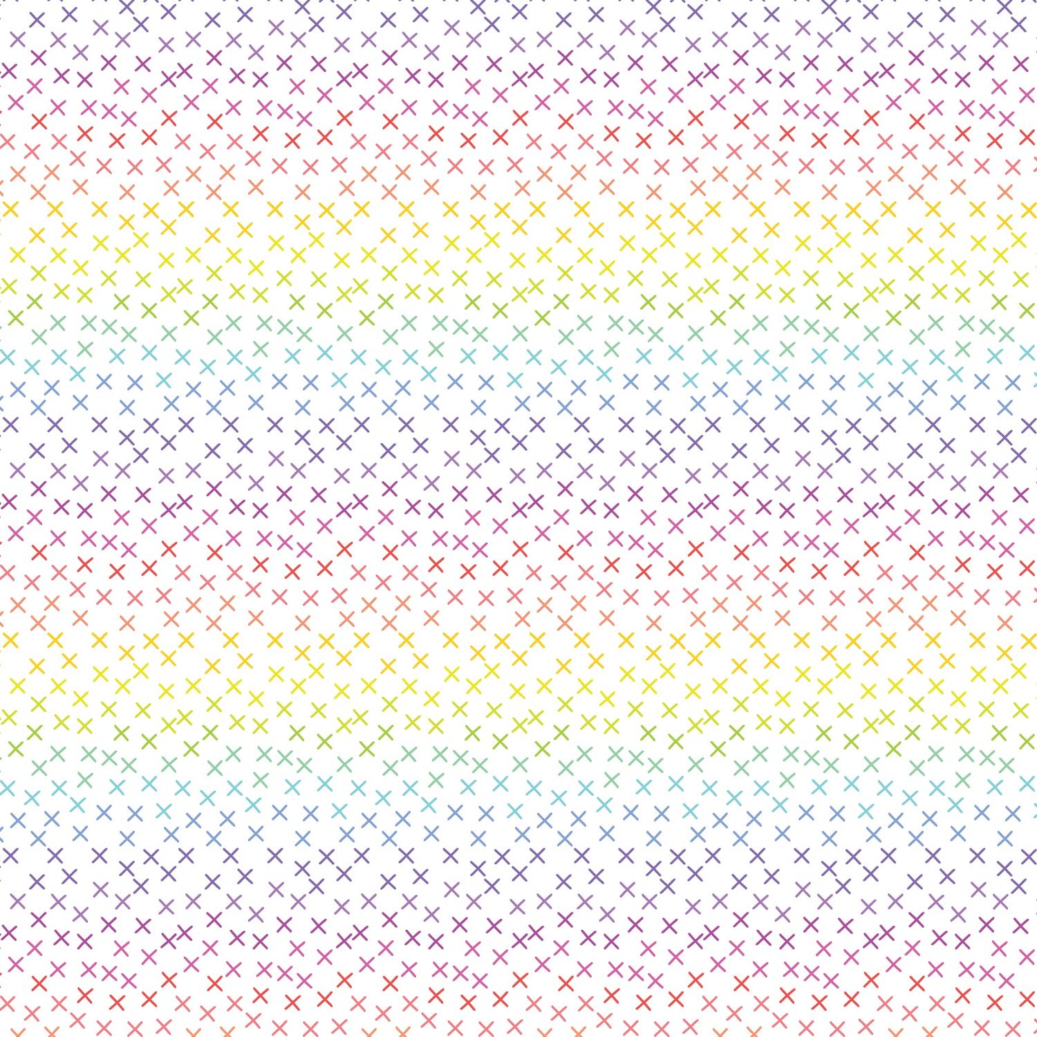 Building Block Crossroads White Rainbow Fat Qtr