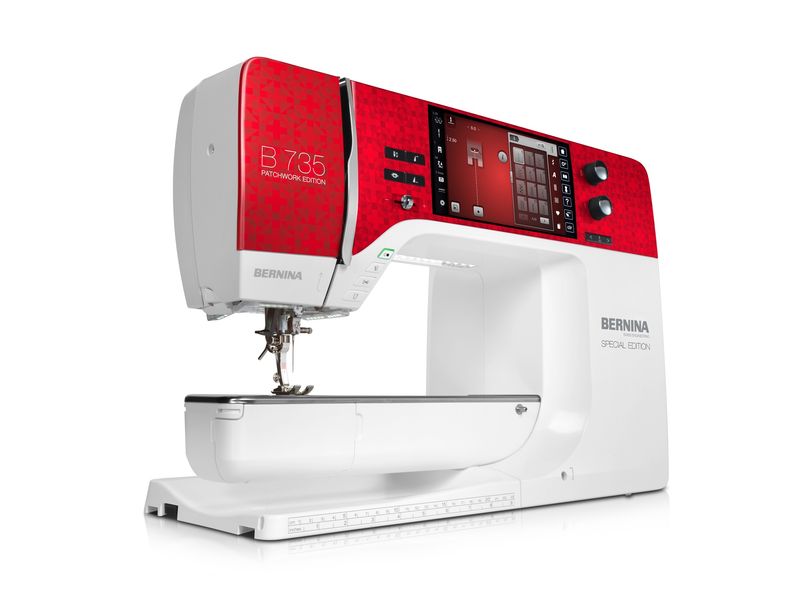 BERNINA 735E Red Patchwork Edition
