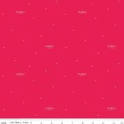 Make - Maker Red Fat Qtr