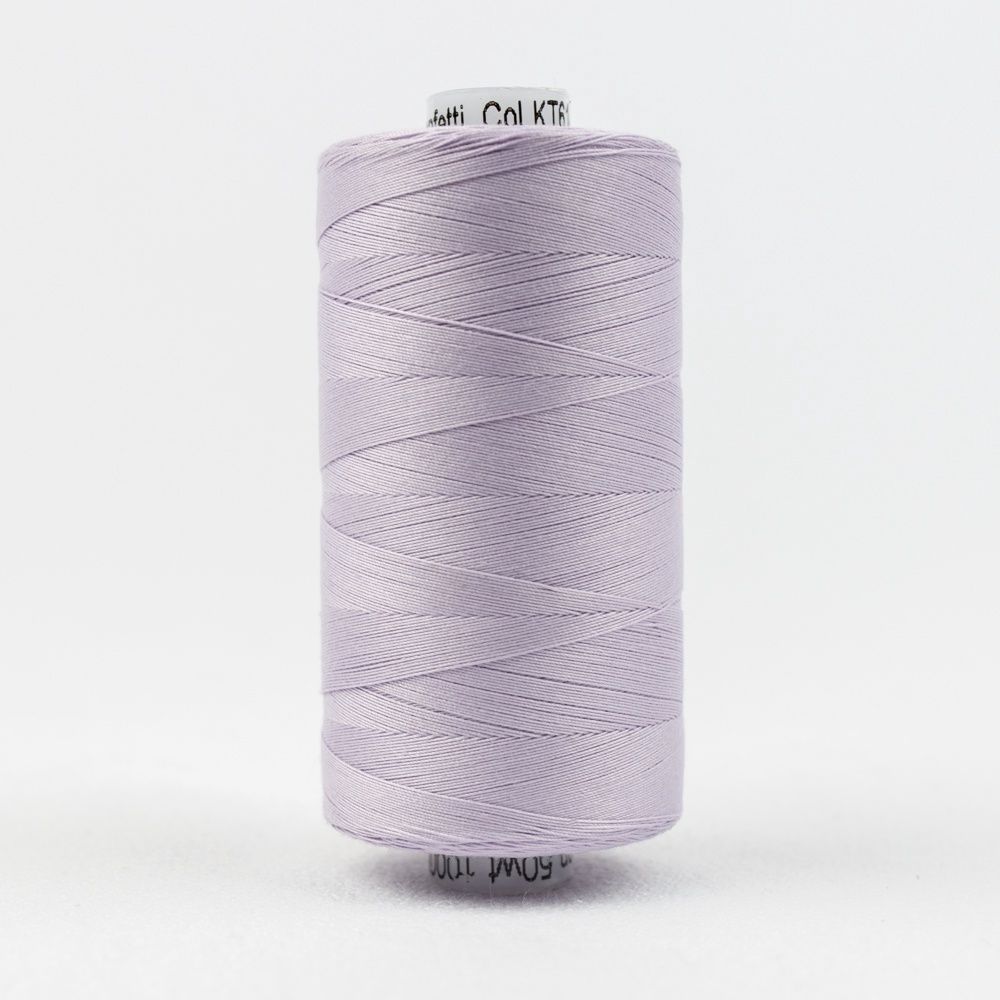 Wonderfil Konfetti KT1-614 Light Mauve 50wt Egyptian Cotton Thread 1000m