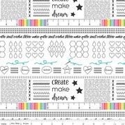 Make - Main White Fat Qtr