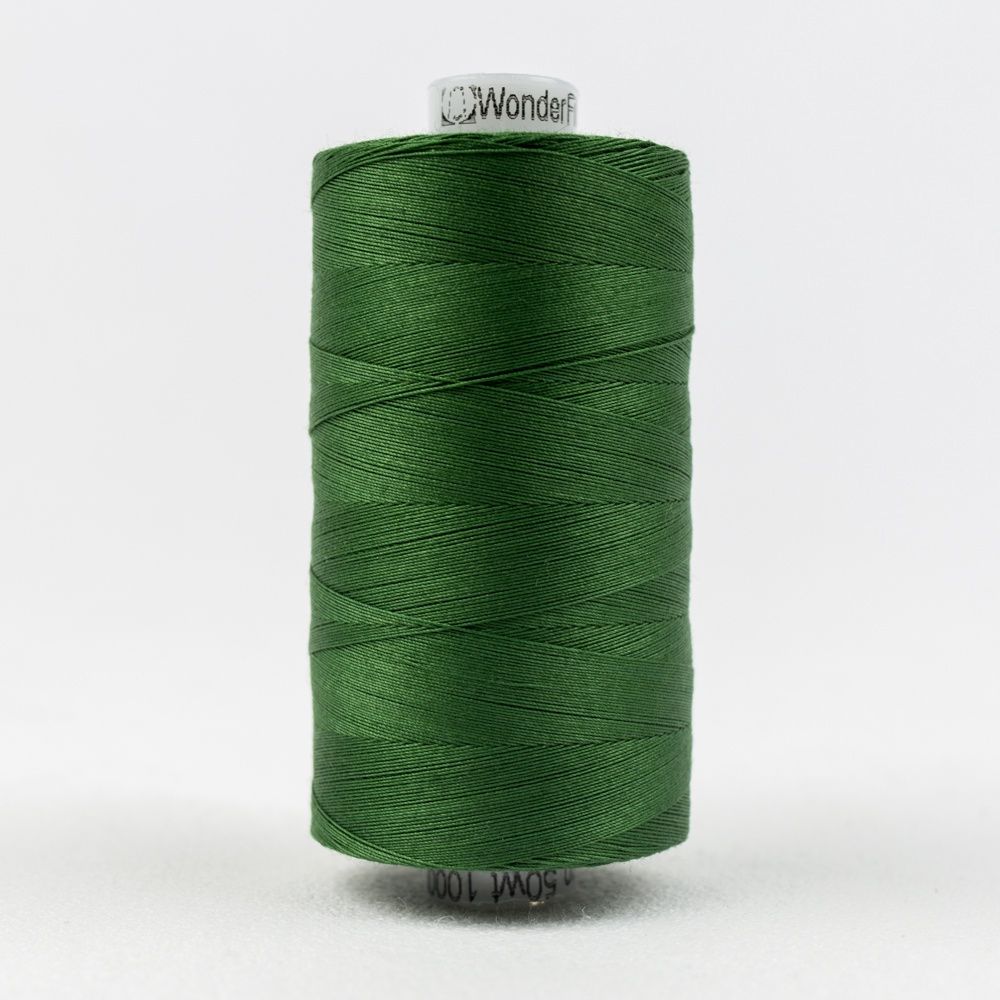 Wonderfil Konfetti KT1-704 Dark Xmas Green 50wt Egyptian Cotton Thread 1000m