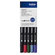 Calligraphy Pen Set - Black, Wine Red, Green, Grey, Violet