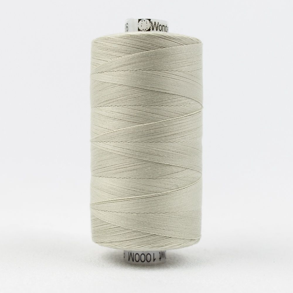 Wonderfil Konfetti KT1-906 Pale Grey 50wt Egyptian Cotton Thread 1000m