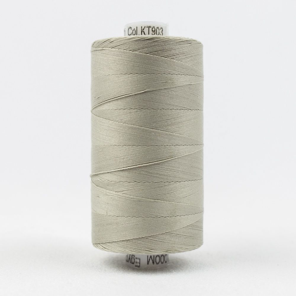 Wonderfil Konfetti KT1-903 Very Light Grey 50wt Egyptian Cotton Thread 1000m