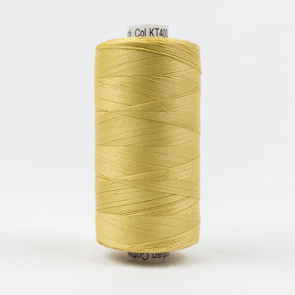 Wonderfil Konfetti KT1-400 Gold 50wt Egyptian Cotton Thread 1000m
