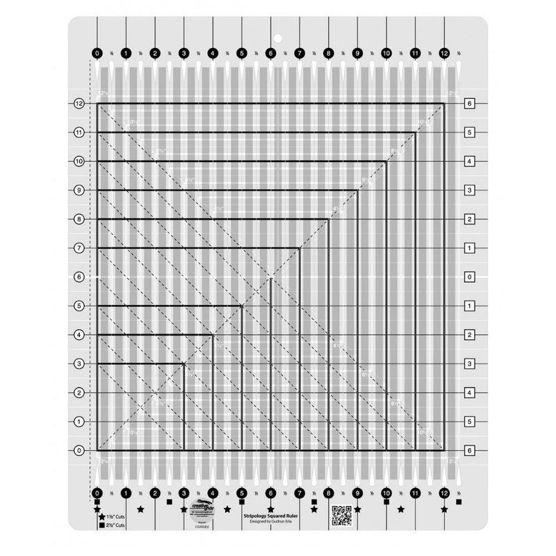 Creative Grids Stripology Squared Quilt Ruler (Bulky Item)