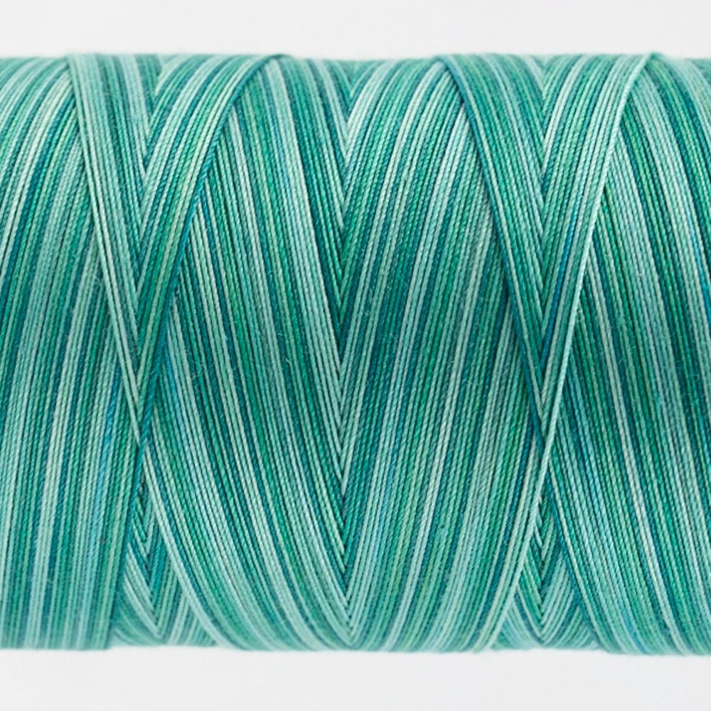 Wonderfil Tutti TU1-22 Peacock  50wt Egyptian Cotton Thread 1000m