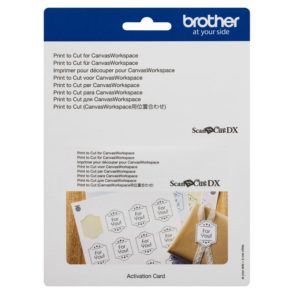 Print to Cut for SDX2200D, SDX1200, SDX1000 / Activation card for alignment function, WEB guidance insertion
