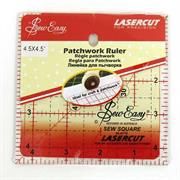 Sew Easy Patchwork Ruler 4.5&quot; x 4.5&quot;