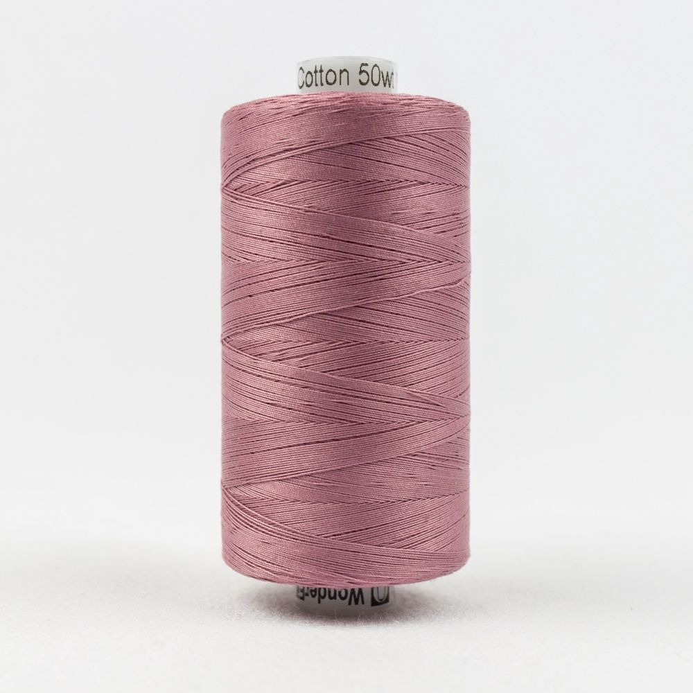 Wonderfil Konfetti KT1-307 Dusty Plum 50wt Egyptian Cotton Thread 1000m