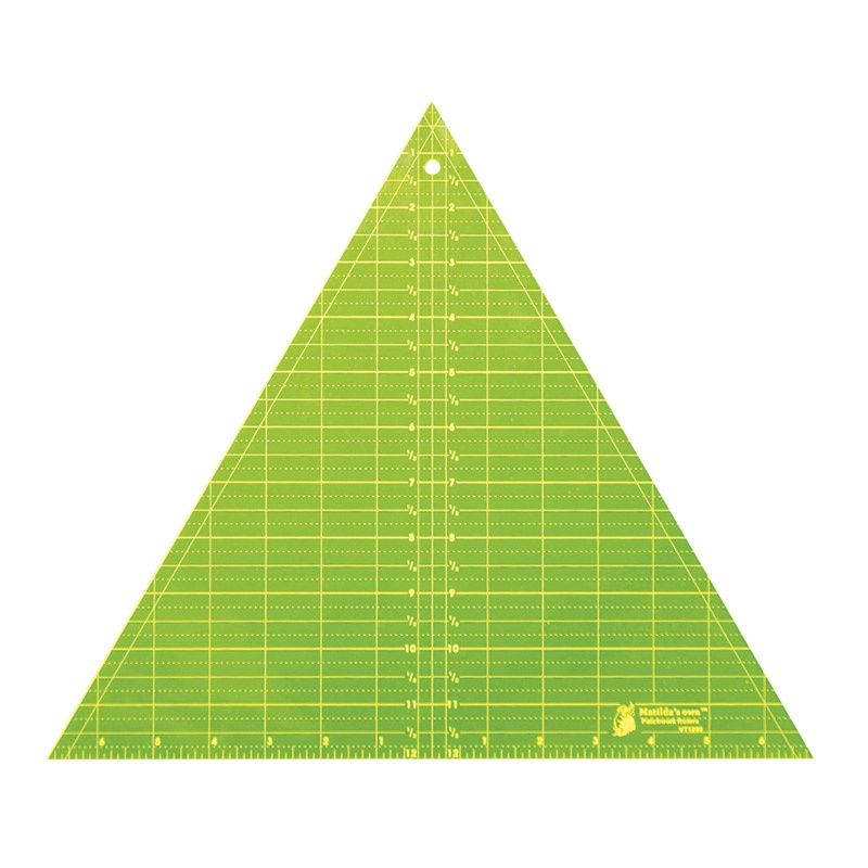 Matilda&#39;s Own Triangle Rulers 60 degree 6&quot;