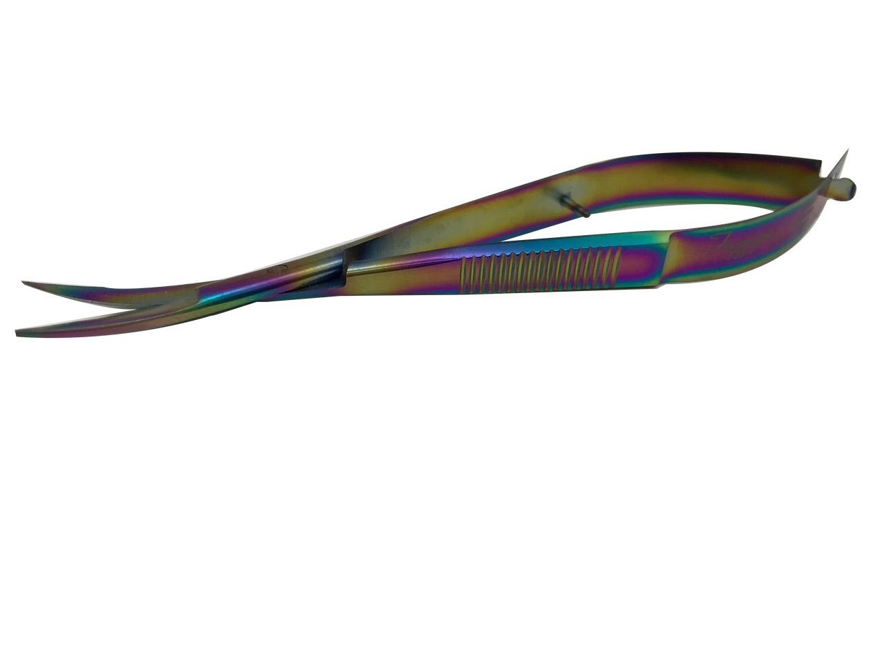 Famore EZ Snip Curved Titanium Rainbow Finish