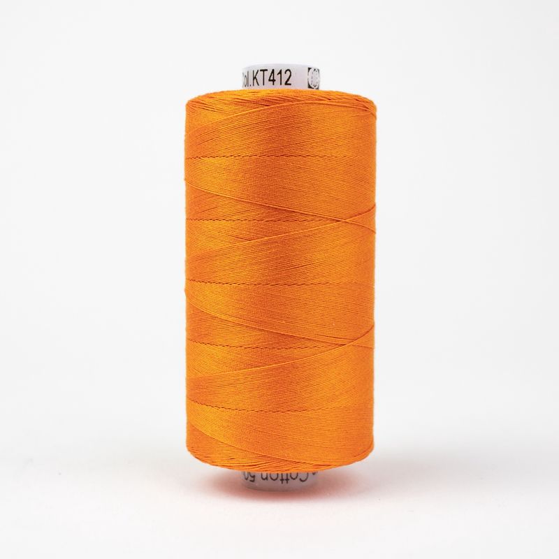 Konfetti 50wt Double Gassed Egyptian Cotton (1000m) KT1 - 412 Pumpkin