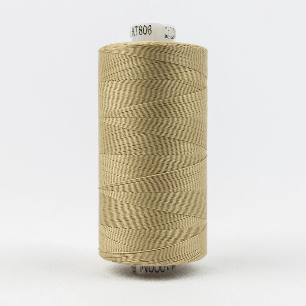 Wonderfil Konfetti KT1-806 Dark Ecru 50wt Egyptian Cotton Thread 1000m