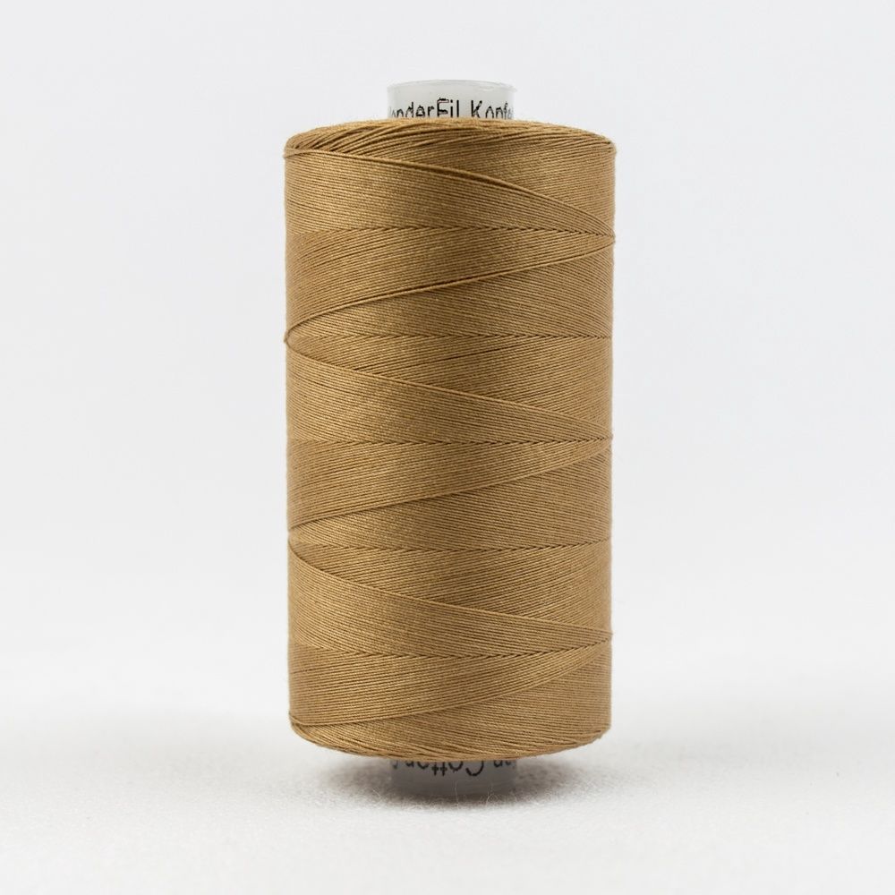 Wonderfil Konfetti KT1-810 Warm Brown 50wt Egyptian Cotton Thread 1000m