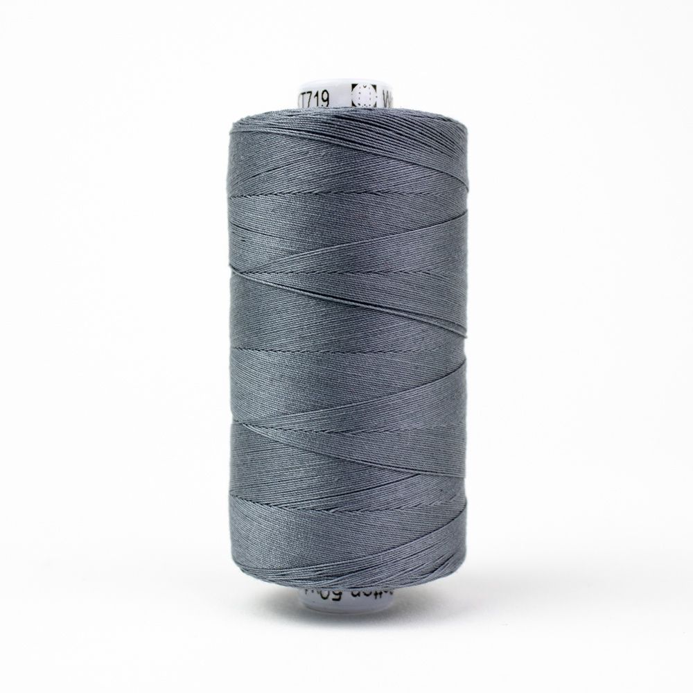 Wonderfil Konfetti KT1-719 Slate 50wt Egyptian Cotton Thread 1000m