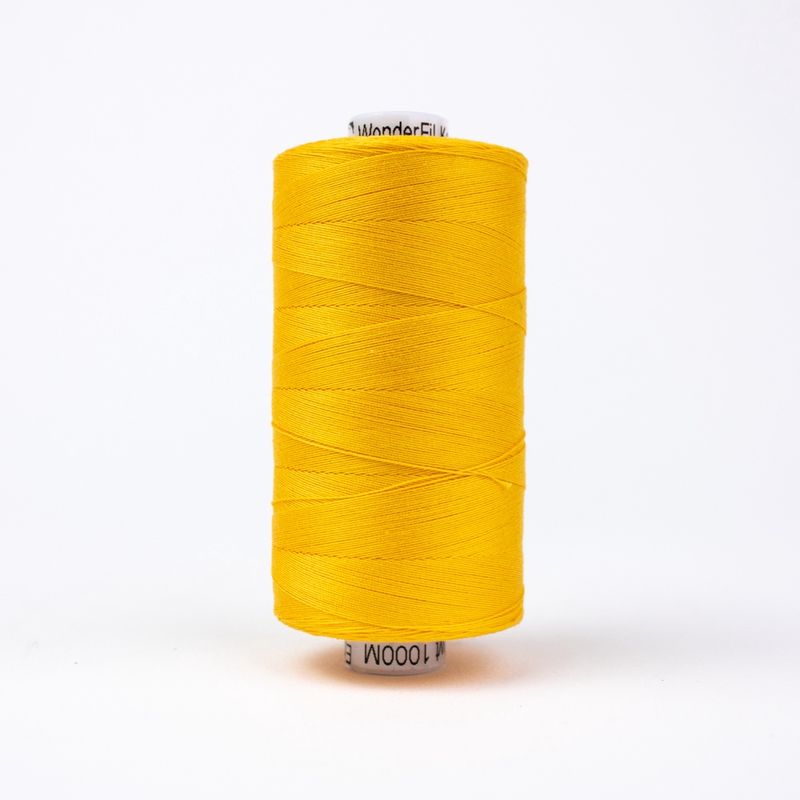 Konfetti 50wt Double Gassed Egyptian Cotton (1000m) KT1 - 411 Lemon Curd