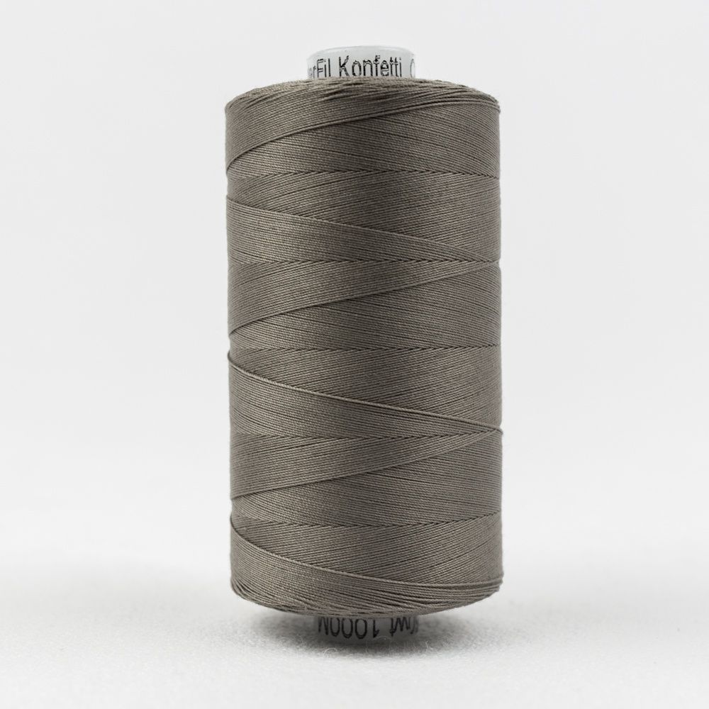 Wonderfil Konfetti KT1-804 Brown/Grey 50wt Egyptian Cotton Thread 1000m