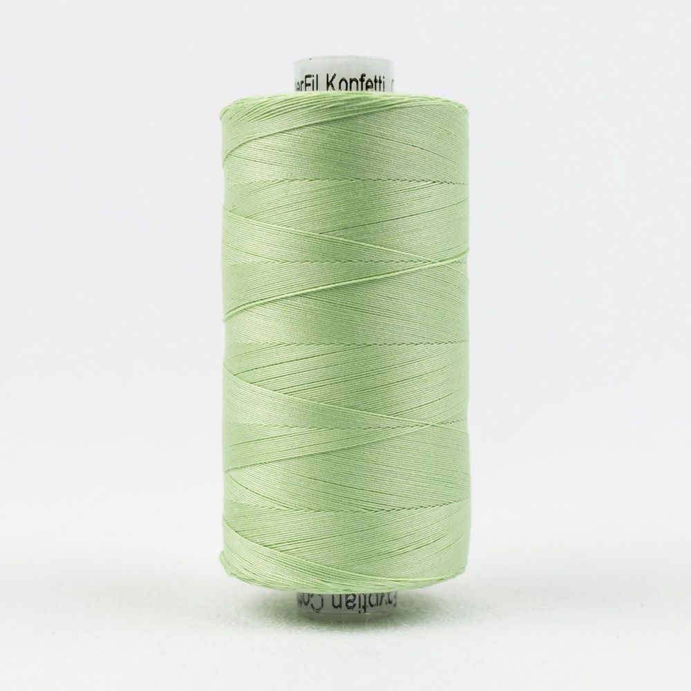 Wonderfil Konfetti KT1-706 Mint Green 50wt Egyptian Cotton Thread 1000m