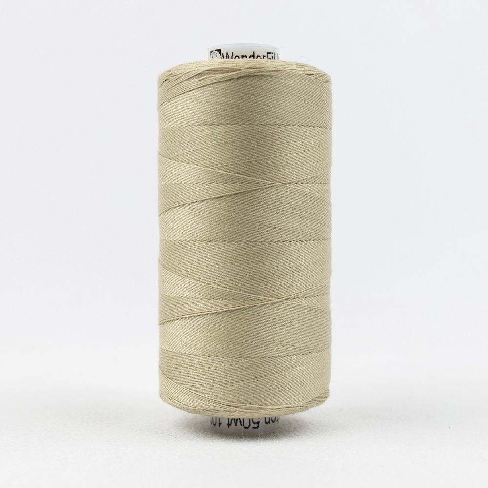 Wonderfil Konfetti KT1-807 Tan 50wt Egyptian Cotton Thread 1000m