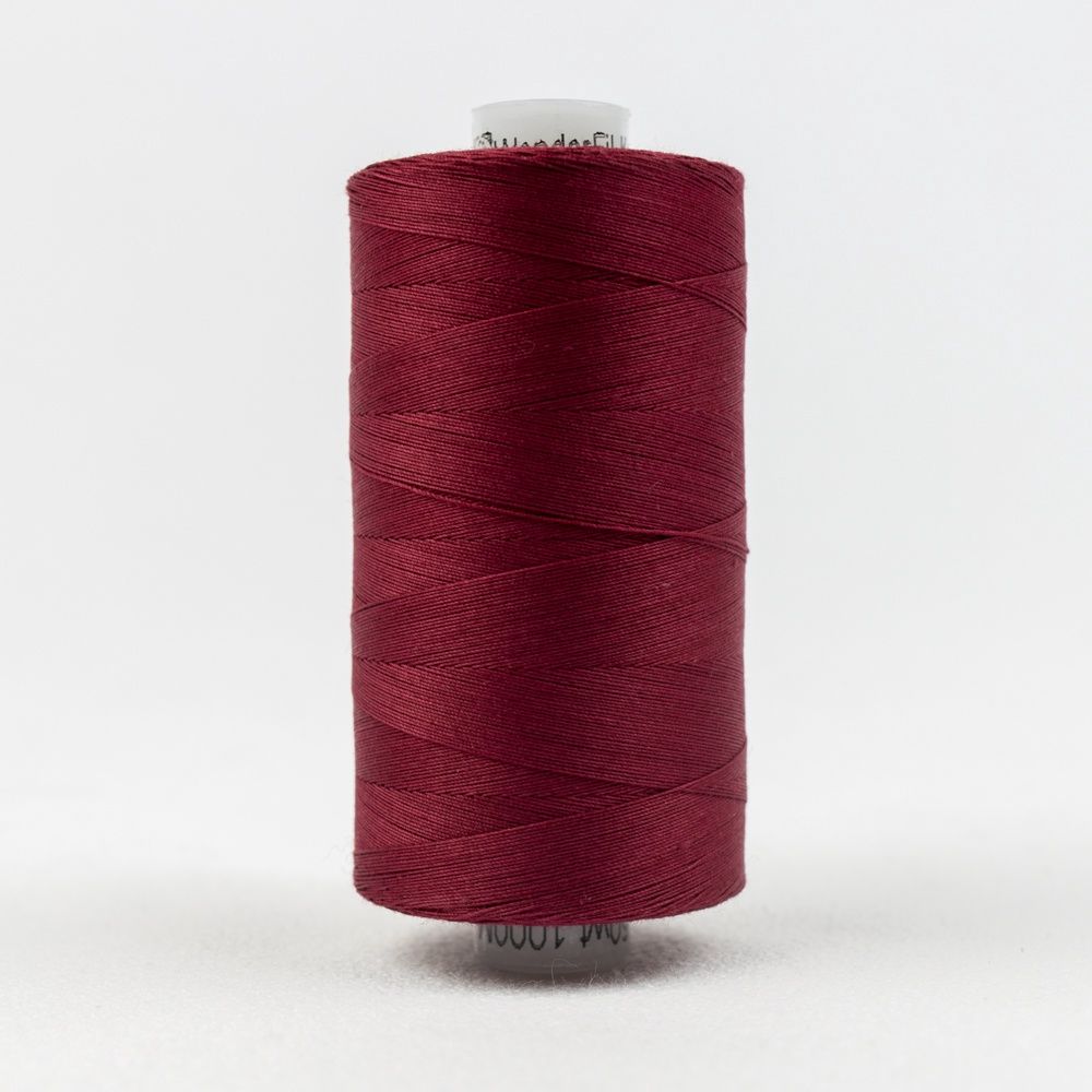 Wonderfil Konfetti KT1-301 Burgundy 50wt Egyptian Cotton Thread 1000m