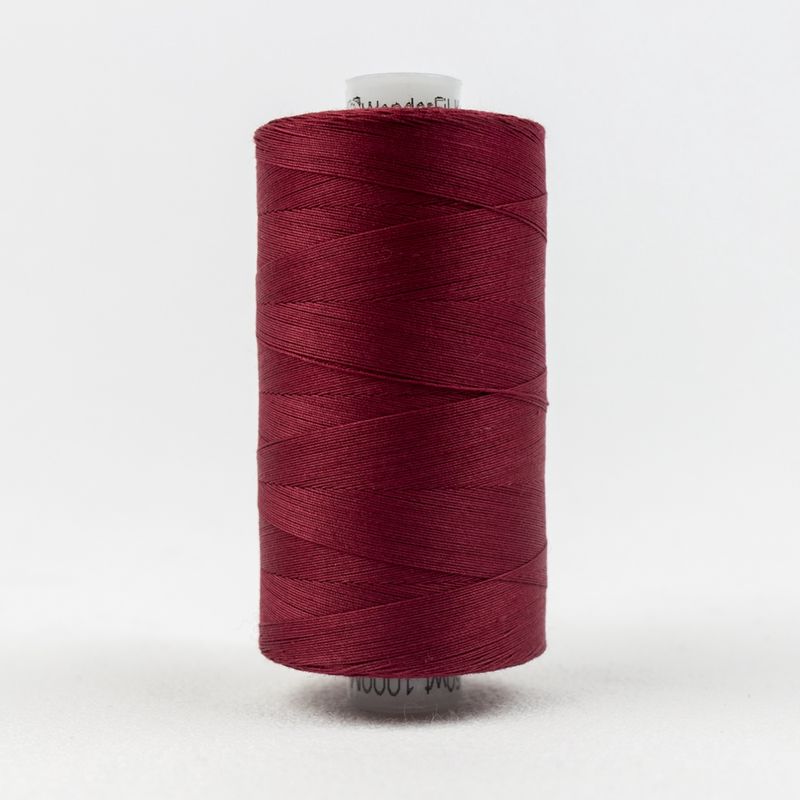 Wonderfil Konfetti KT1-301 Burgundy 50wt Egyptian Cotton Thread 1000m