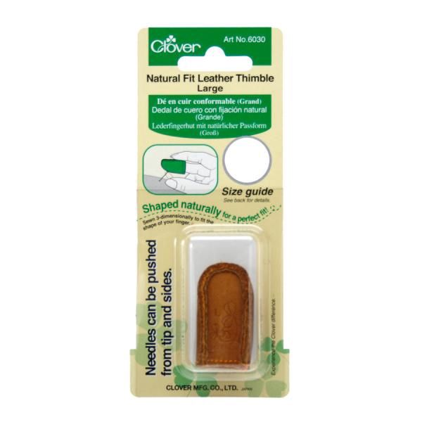 Clover Natural Fit Leather Thimble (Large)