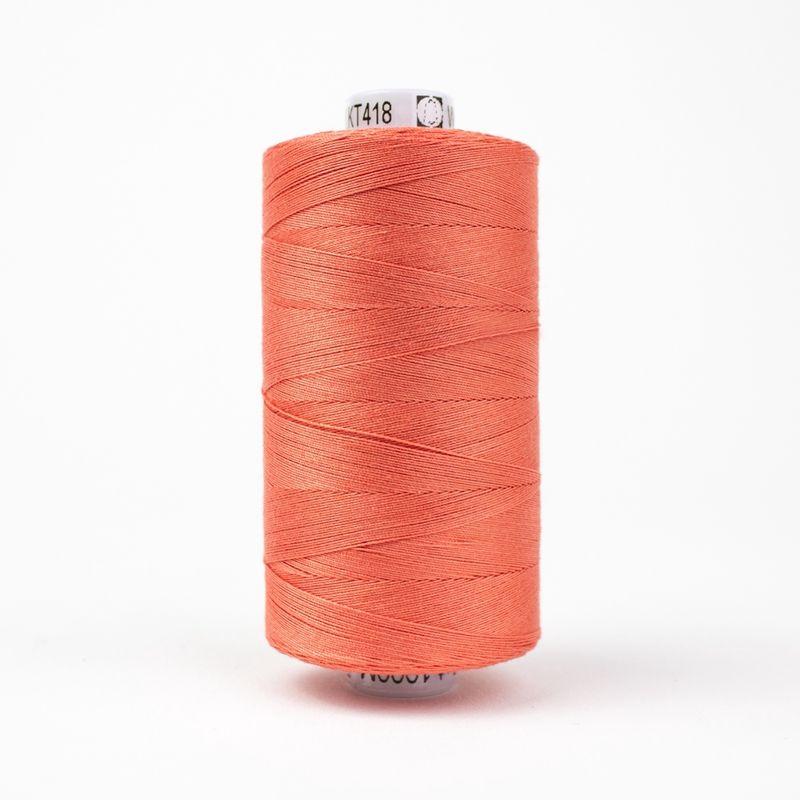 Wonderfil Konfetti KT1-418 Salmon 50wt Egyptian Cotton Thread 1000m