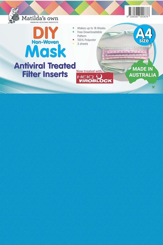 Matilda&#39;s Own Antiviral Treated Mask Refills 100% Polyester